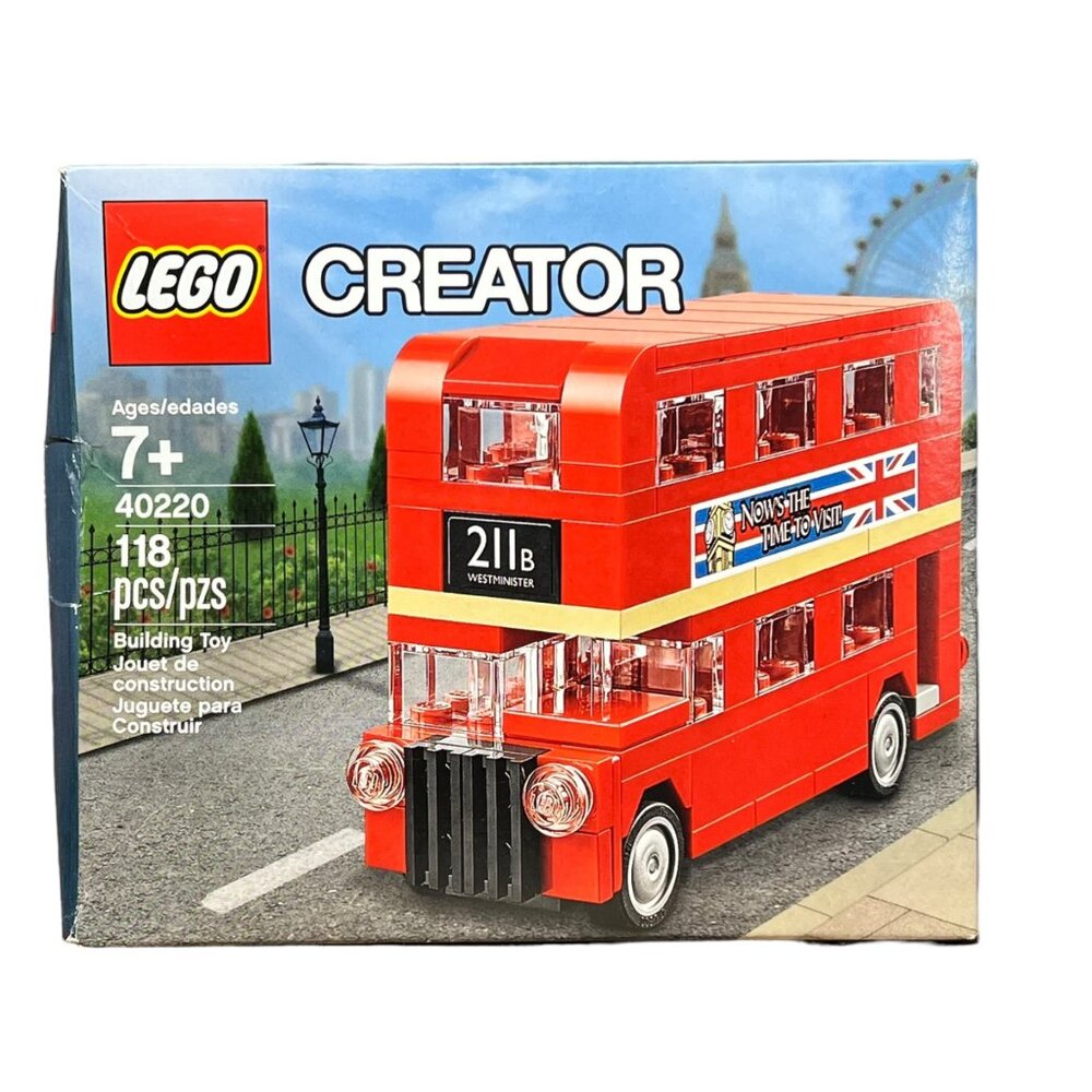 LEGO Creator London Bus Set 40220  118 Pieces  Ages 7+